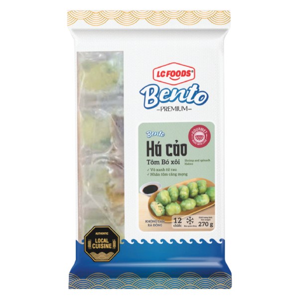 Há Cảo Bento Tôm Bó Xôi LC Foods Gói 270G