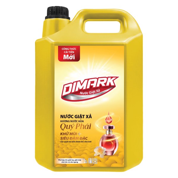 Nước Giặt Xả Dimark 5In1 Hương Nước Hoa Quý Phái Bình 5Kg