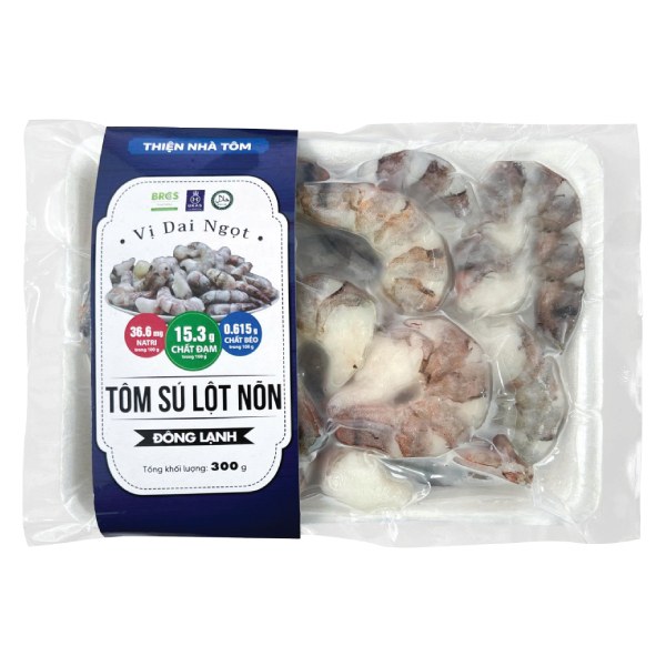 Tôm Sú Lột Nõn Đông Lạnh Thiện Nhà Tôm 240G