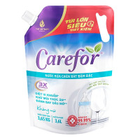 (Only Emartmall) Nước Rửa Chén Carefor Đậm Đặc Không Mùi Túi 3.6L