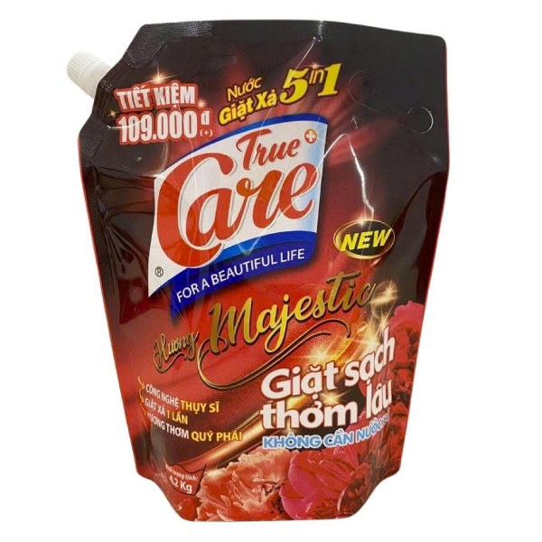 Nước Giặt Xả True Care 5IN1 Majestic Túi 4.2Kg