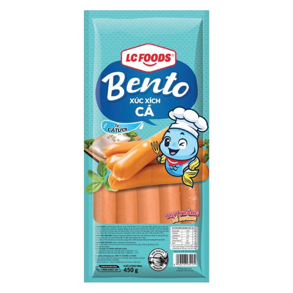 Xúc Xích Bento LC Foods Cá Gói 500G