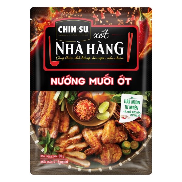 Xốt Gia Vị Hoàn Chỉnh Chinsu Nướng Muối Ớt 80G