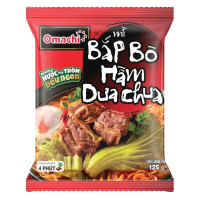Mì Omachi Bắp Bò Hầm Dưa Chua Gói 125G