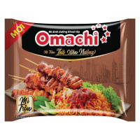 Mì Omachi Trộn Thịt Xiên Nướng Gói 90G