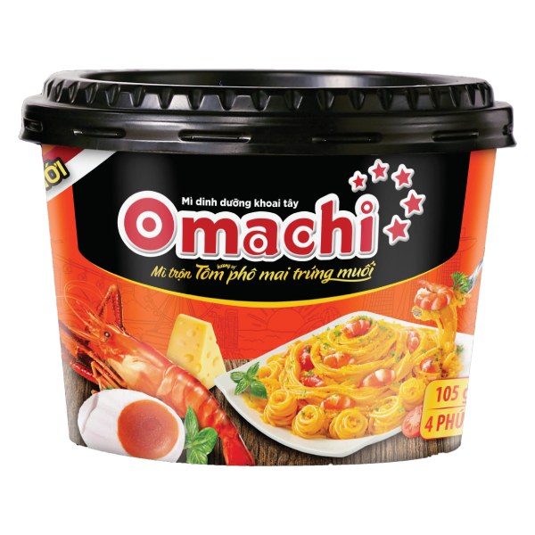Mì Trộn Omachi Phô Mai Trứng Muối Tô 105G 