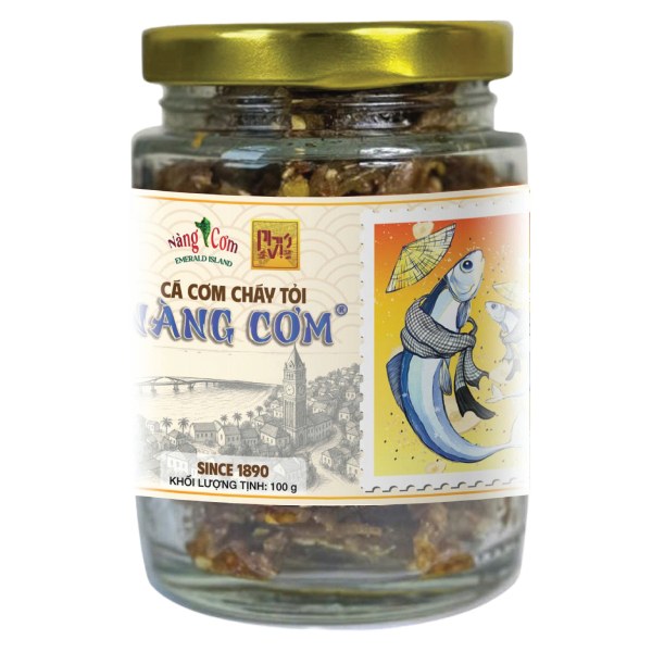 Cá Cơm Cháy Tỏi Nàng Cơm Hũ 100G