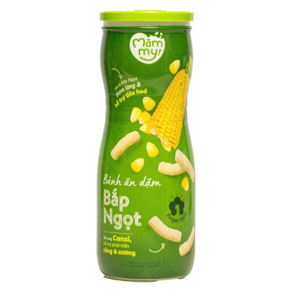 Bánh Ăn Dặm Mămmy Vị Bắp Ngọt Hũ 32G
