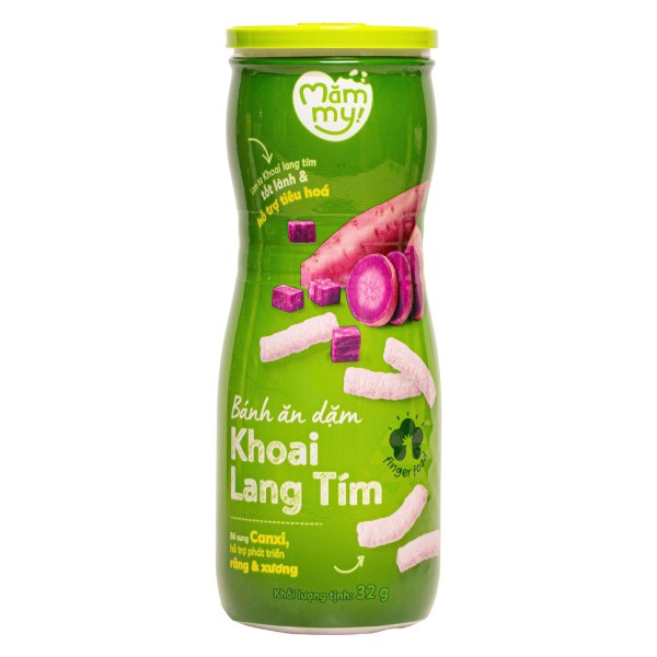Bánh Ăn Dặm Mămmy Khoai Lang Tím Hũ 32G