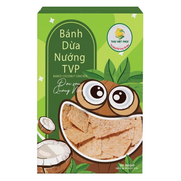 Bánh Dừa Nướng TVP Hộp 240G