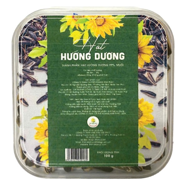 Hạt Hướng Dương H'ren Hộp 100G