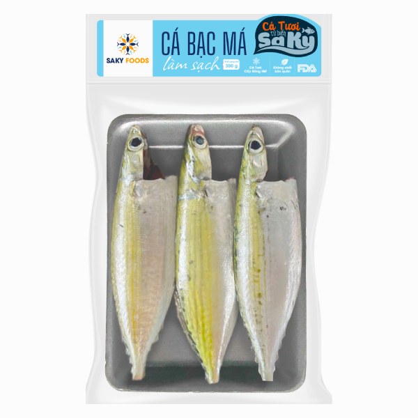 Cá Bạc Má Làm Sạch Đông Lạnh Sa Kỳ 300G