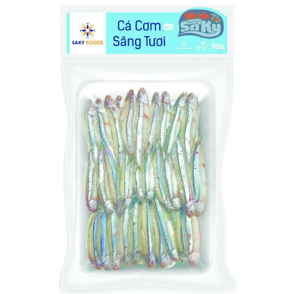Cá Cơm Săng Tươi Đông Lạnh Sa Kỳ 340G