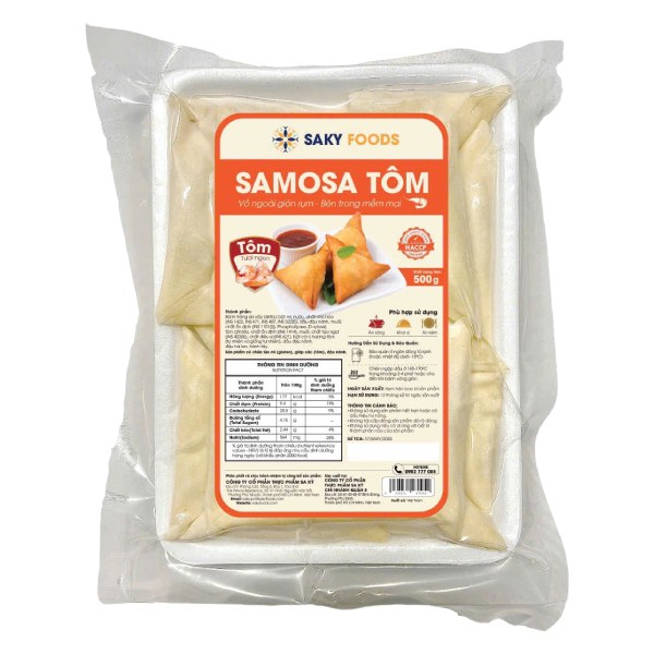 Samosa Tôm Sa Kỳ Foods 500G