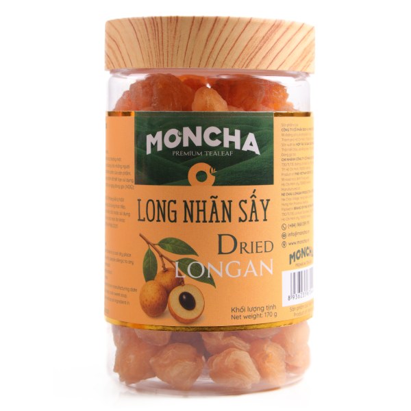 (Only Emartmall) Long Nhãn Sấy Moncha Hũ 170G