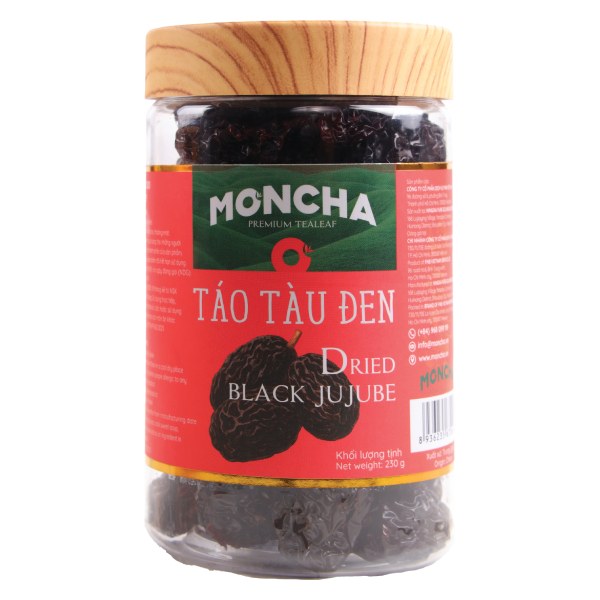 Táo Tàu Đen Moncha Hộp 230G