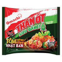 (Only Emartmall) Mì Omachi Thần Ớt Tôm Khổ Qua Rừng Gói 127G