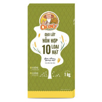 Gạo Lứt Hỗn Hợp 10 Loại Hạt Cụ Ơi Hộp 1Kg
