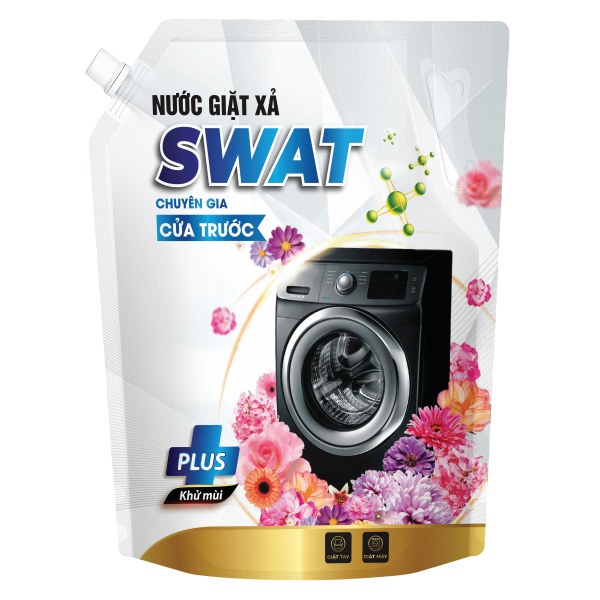 Nước Giặt Xả Swat Chuyên Gia Cửa Trước Túi 3.5Kg