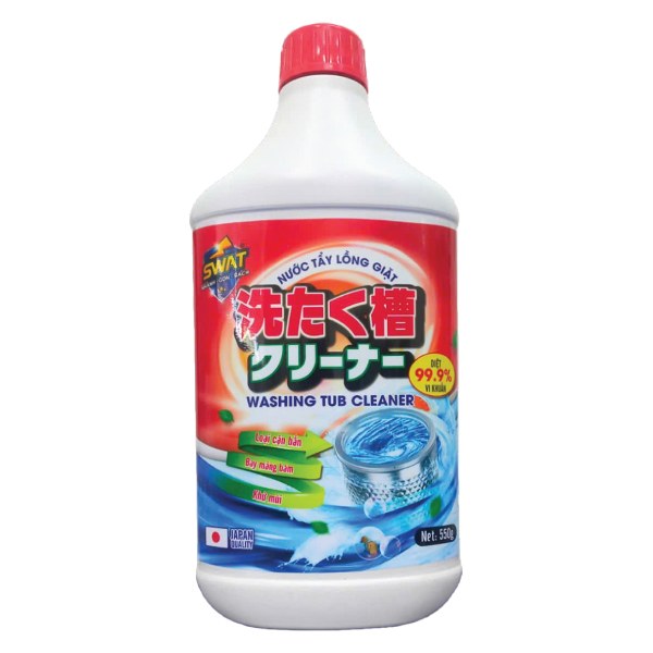 Nước Tẩy Lồng Máy Giặt Swat Chai 550G