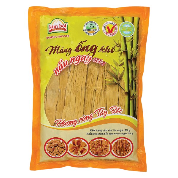 Măng Ống Khô Nấu Ngay Kim Bôi Gói 500G