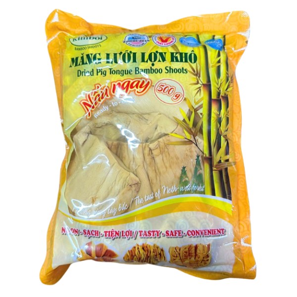 Măng Lưỡi Lợn Khô Nấu Ngay Kim Bôi Gói 500G