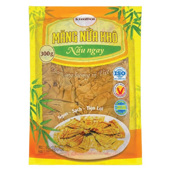 Măng Nứa Khô Nấu Ngay Kim Bôi Gói 300G