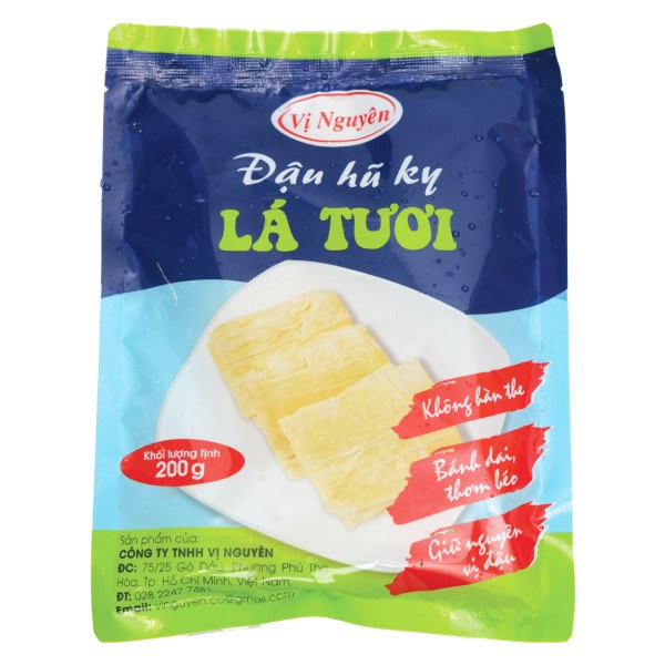 Đậu Hũ Ky Vị Nguyên Lá Tươi 200G