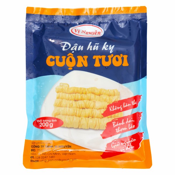 Đậu Hũ Ky Vị Nguyên Cuộn Tươi 200G