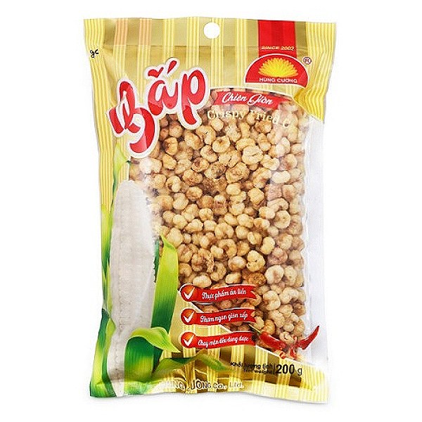 Snack Bắp Chiên Hùng Cường Gói 200G