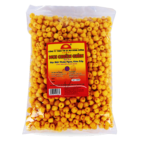 Nui Chiên Giòn Hùng Cường 500G
