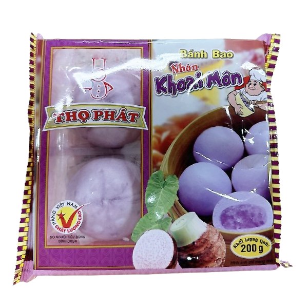 Bánh Bao Thọ Phát Nhân Khoai Môn 200G
