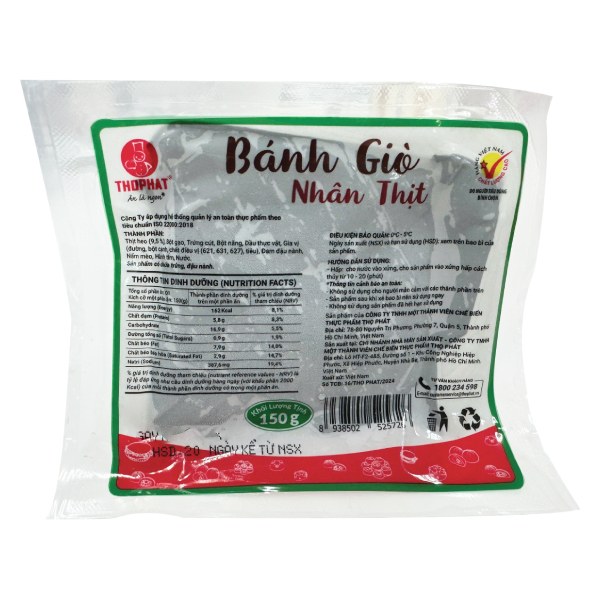 Bánh Giò Thọ Phát Nhân Thịt 150G