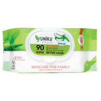 Khăn Ướt Yuniku Xanh Lá 90 Miếng