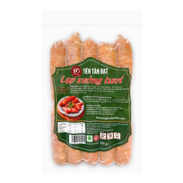 Lạp Xưởng Tươi Tiến Tấn Đạt Trứng Cá Tobiko Gói 500G