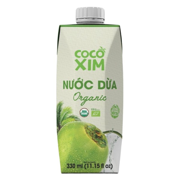 Nước Dừa Cocoxim Organic 330Ml