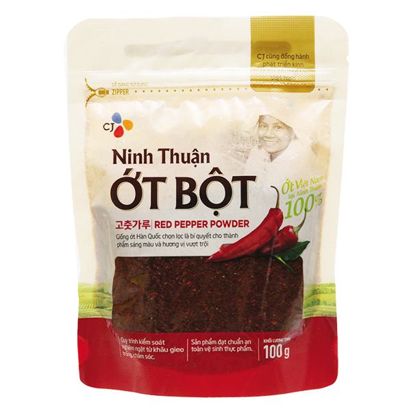 Ớt Bột CJ Ninh Thuận Gói 100G