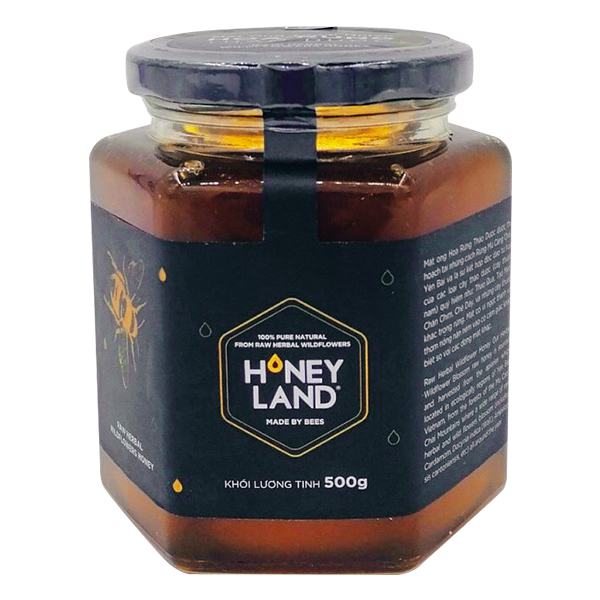 Mật Ong Honey Land Hoa Rừng Thảo Dược 500G 