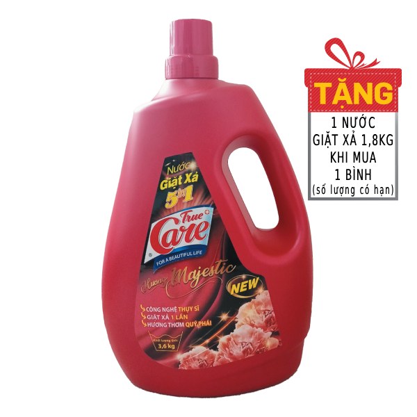 Nước Giặt Xả True Care 5in1 Majestic Bình 3.6Kg