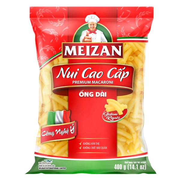 Nui Cao Cấp Meizan Ống Dài 400G