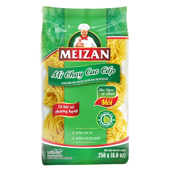 Mì Chay Cao Cấp Meizan Gói 250G