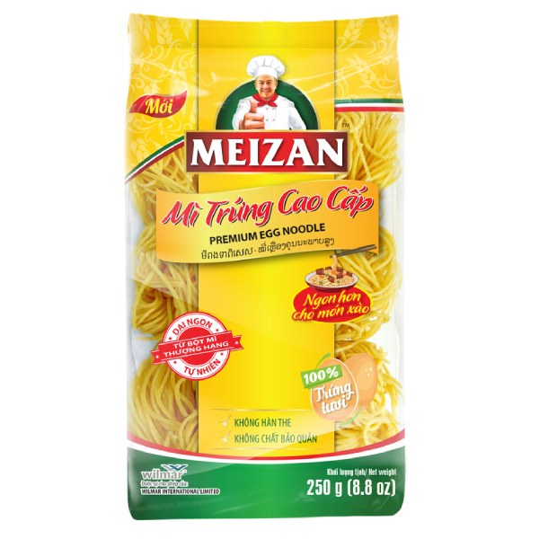 Mì Trứng Cao Cấp Meizan 250G