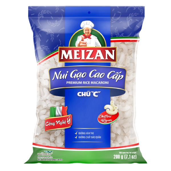 Nui Gạo Cao Cấp Meizan Chữ C Gói 200G