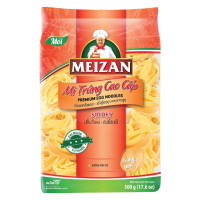 Mì Trứng Cao Cấp Meizan Sợi Dẹp Gói 500G