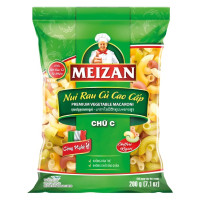 (Only Emartmall) Nui Rau Củ Cao Cấp Meizan Chữ C Gói 200G