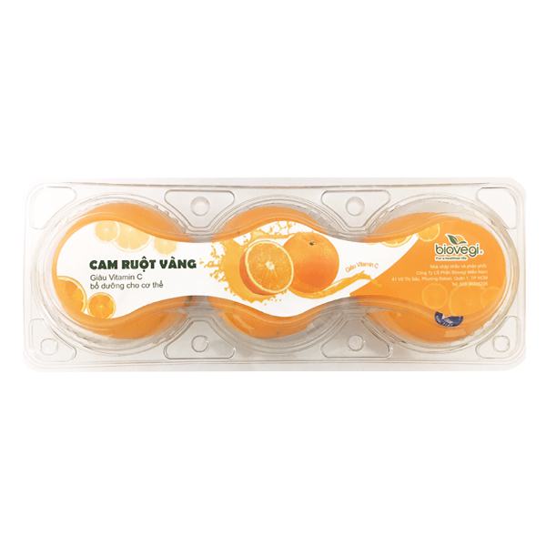 Cam Ruột Vàng Úc Hộp 3 Trái