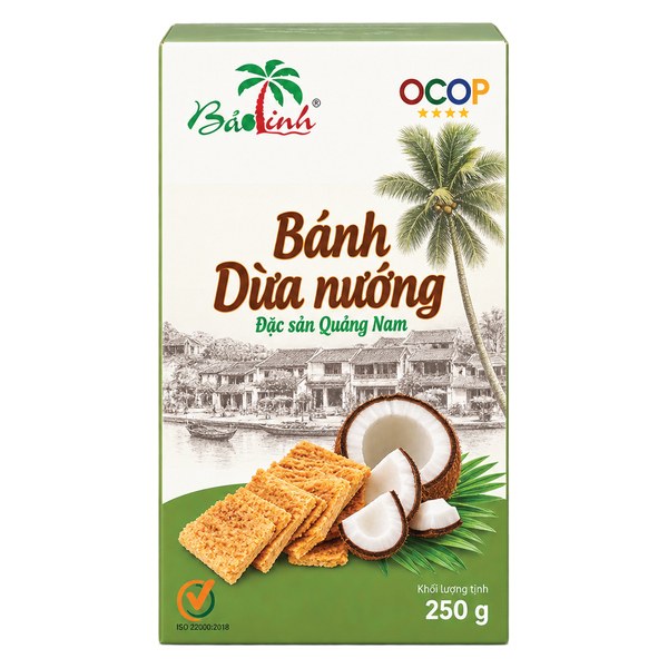 Bánh Dừa Nướng Bảo Linh Hộp 250G