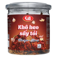 (Only Emartmall) Khô Heo Sấy Tỏi C&B Hũ 100G