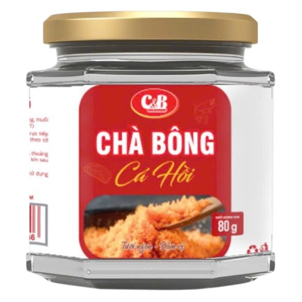 Chà Bông Cá Hồi C&B Hũ 80G