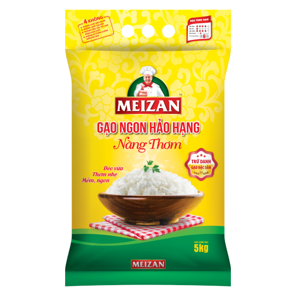 Gạo Nàng Thơm Meizan 5Kg